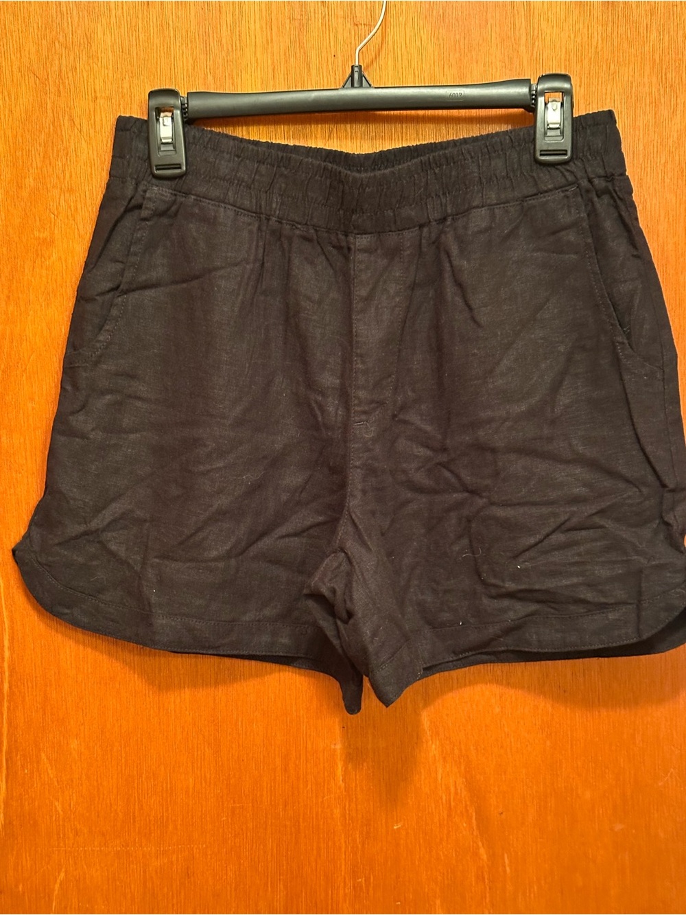 Maurices Black Elastic-Waist Dress/Casual Shorts